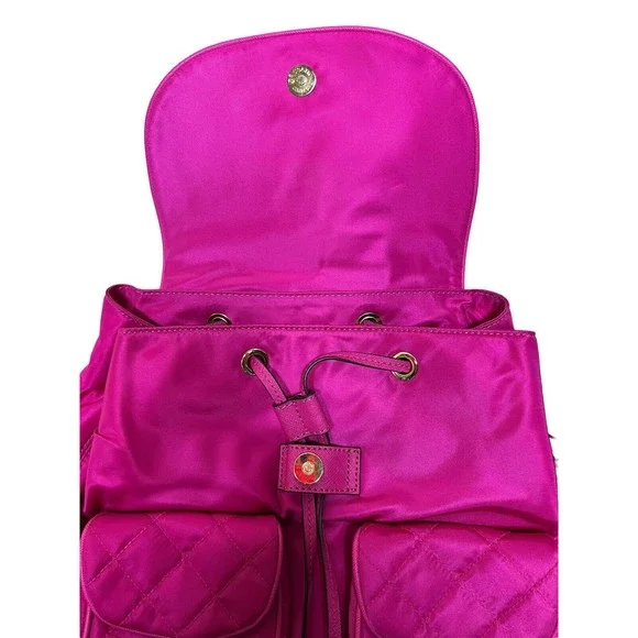 Michael Kors Quilted Backpack Fuchsia Pink